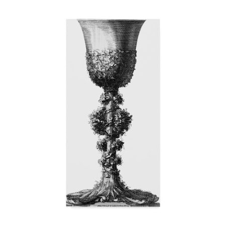 Giovanni Giardini 'Black And White Goblet Ii' Canvas Art,12x24